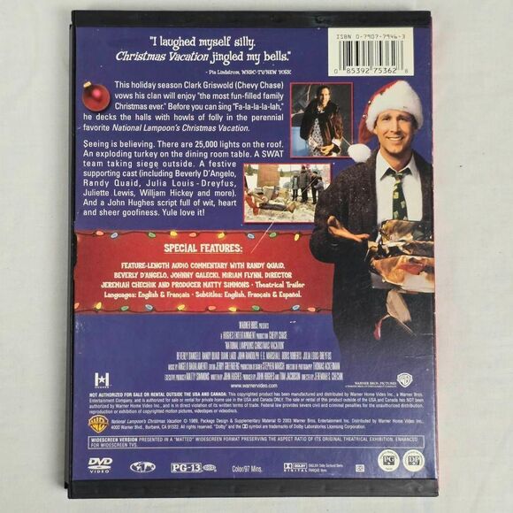 Christmas Vacation DVD Special Edition Slipcover - Picture 3 of 3